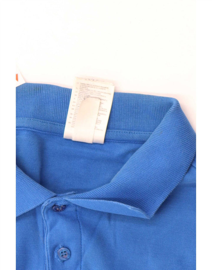 Adidas Mens Polo Shirt 2XL Blue Cotton