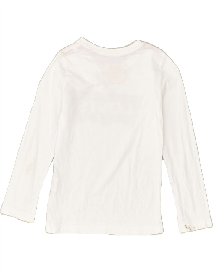 LEVI'S Boys Graphic Top Long Sleeve 4-5 Years White Cotton | Vintage Levi's | Thrift | Second-Hand Levi's | Used Clothing | Messina Hembry 