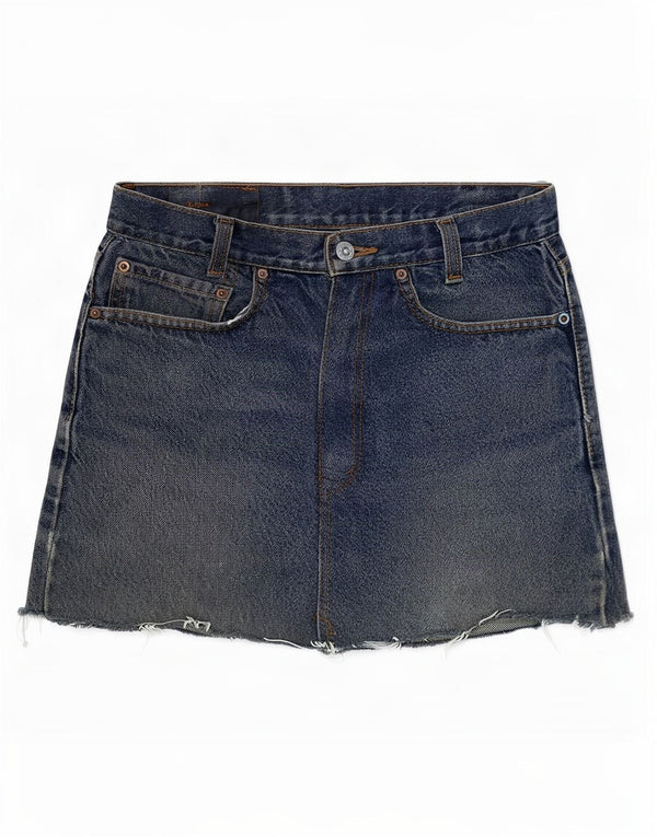 Levi's Womens 505 Denim Skirt W30 Medium Blue