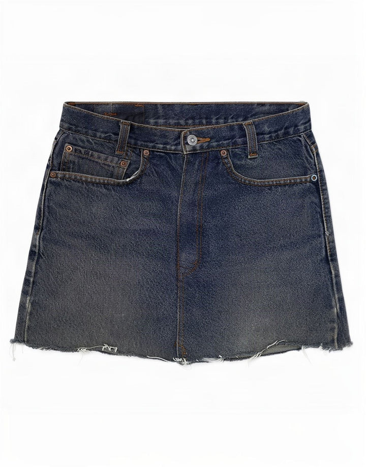 Levi's Womens 505 Denim Skirt W30 Medium Blue