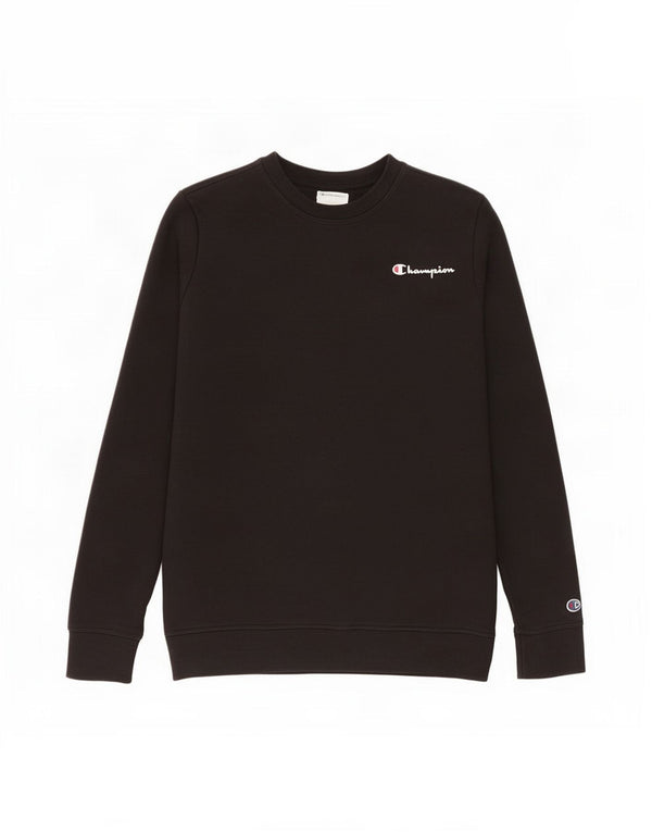 Champion Mens Sweatshirt Jumper Small Black Cotton