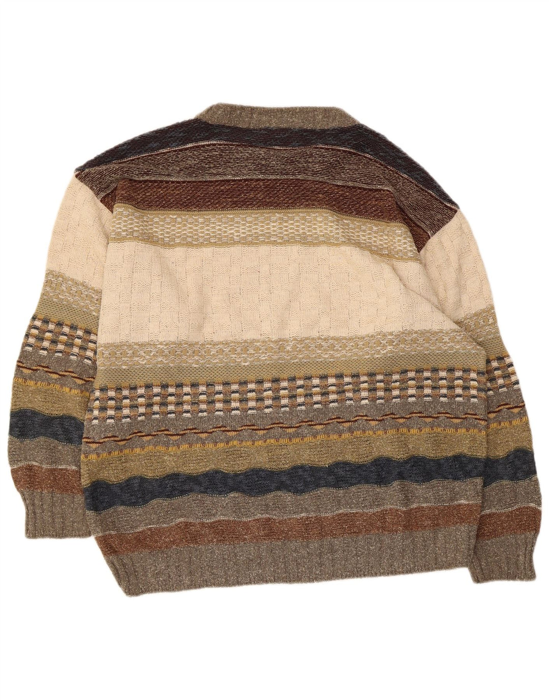 Fiume Womens IT 50 XL Multicoloured Striped Cotton