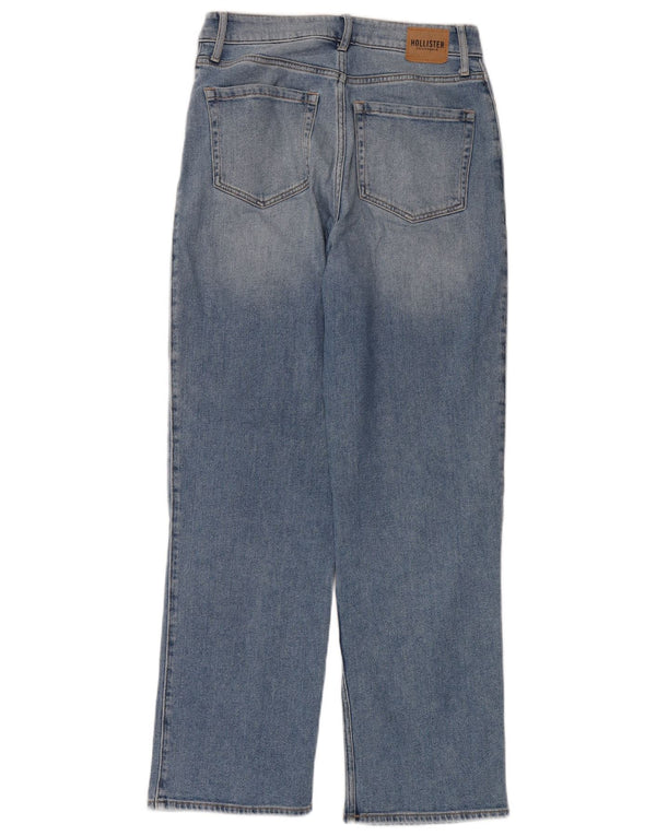 Hollister Womens Dad Straight High Waist Jeans US 7 Medium W28 L31 Blue