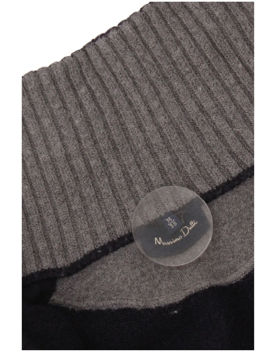 Massimo Dutti Womens Cardigan Sweater UK 14 Medium Navy Blue