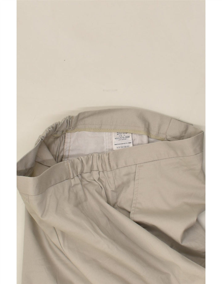 LEE Womens Tapered Chino Trousers US 16 2XL W34 L31 Grey Cotton | Vintage Lee | Thrift | Second-Hand Lee | Used Clothing | Messina Hembry 