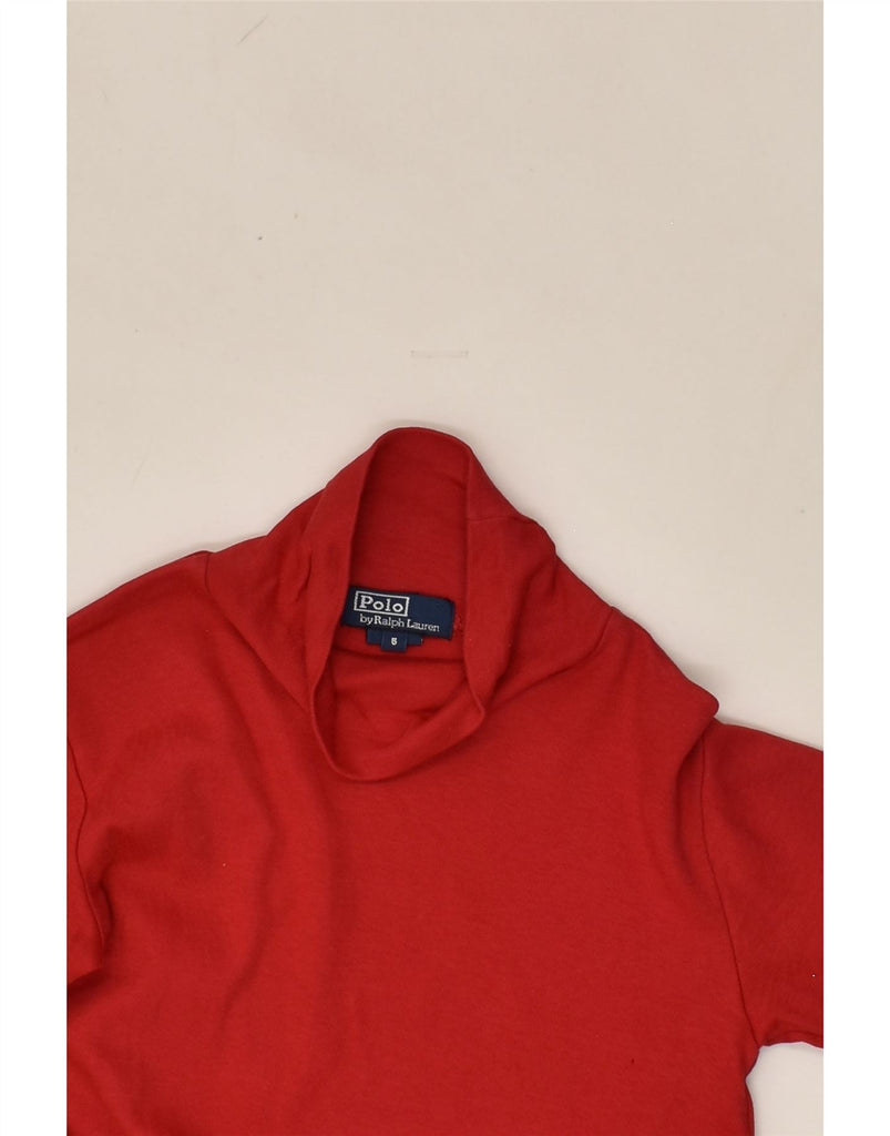 POLO RALPH LAUREN Girls Top Long Sleeve 4-5 Years Red Cotton | Vintage Polo Ralph Lauren | Thrift | Second-Hand Polo Ralph Lauren | Used Clothing | Messina Hembry 