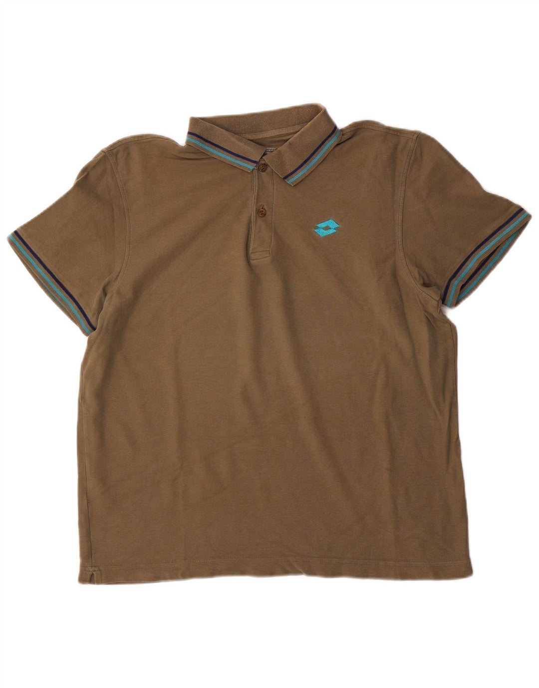 Lotto Mens Polo Shirt Medium Khaki
