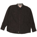Wrangler Mens Shirt 2XL Black Cotton