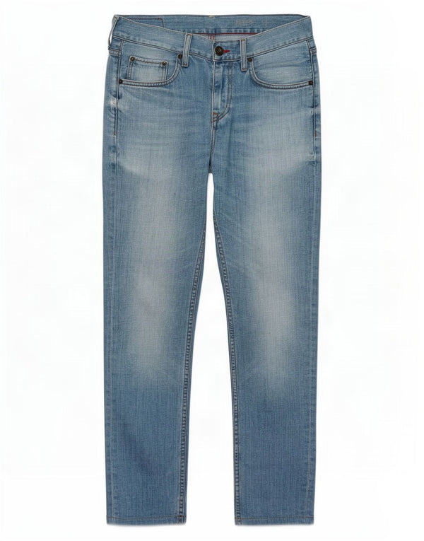 Tommy Hilfiger Mens Hudson Straight Jeans W30 L30 Blue Cotton
