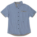 Armani Junior Boys Short Sleeve Shirt 12-13 Years Blue Cotton