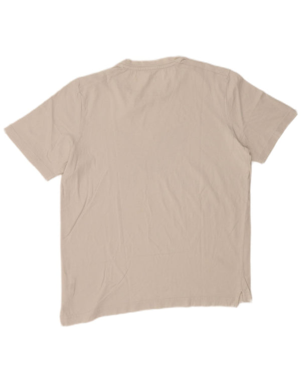 Puma Mens Graphic T-Shirt Top Medium White Cotton