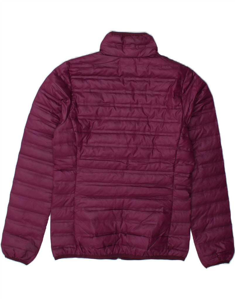 COLUMBIA Womens Padded Jacket UK 14 Medium Purple Polyester Vintage Columbia and Second-Hand Columbia from Messina Hembry 