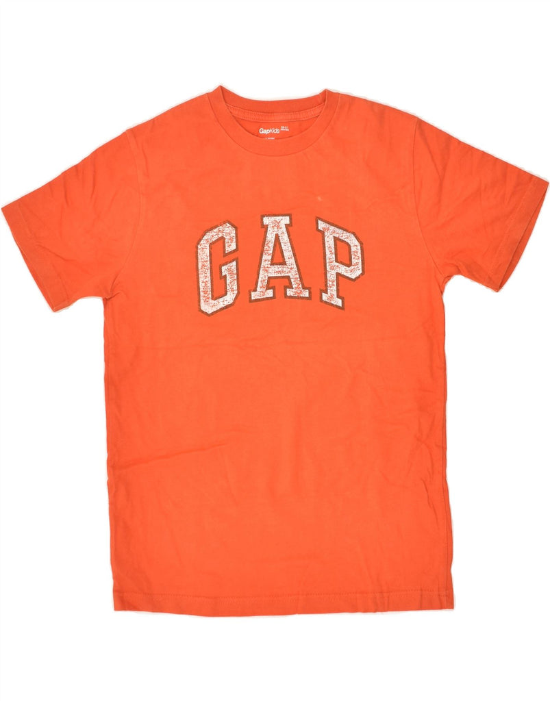 GAP Boys Graphic T-Shirt Top 10-11 Years Red Cotton | Vintage Gap | Thrift | Second-Hand Gap | Used Clothing | Messina Hembry 