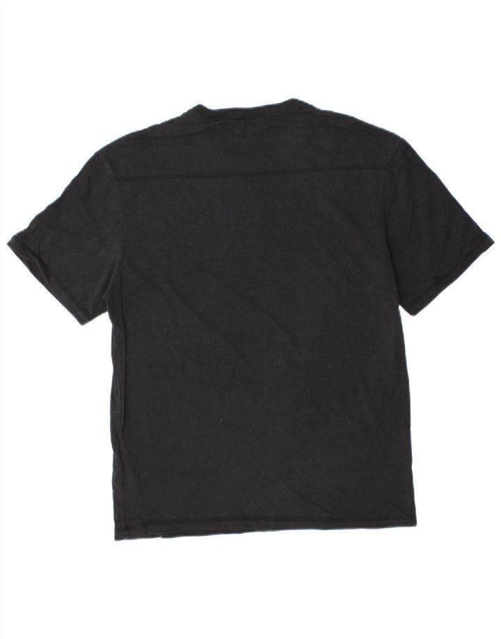 Jack & Jones Mens T-Shirt Top Small Black Cotton