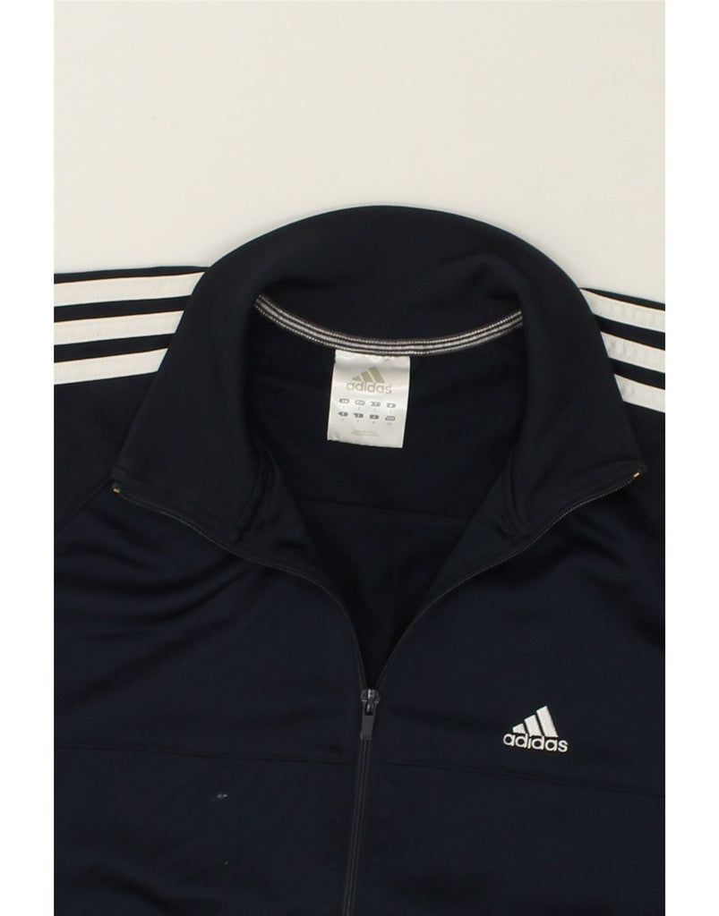 ADIDAS Mens Tracksuit Top Jacket Small Navy Blue | Vintage Adidas | Thrift | Second-Hand Adidas | Used Clothing | Messina Hembry 