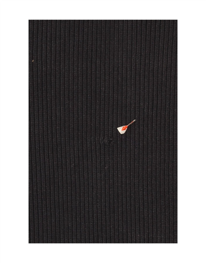 NAPAPIJRI Mens Zip Neck Jumper Sweater XL Navy Blue Cotton Vintage Napapijri and Second-Hand Napapijri from Messina Hembry 