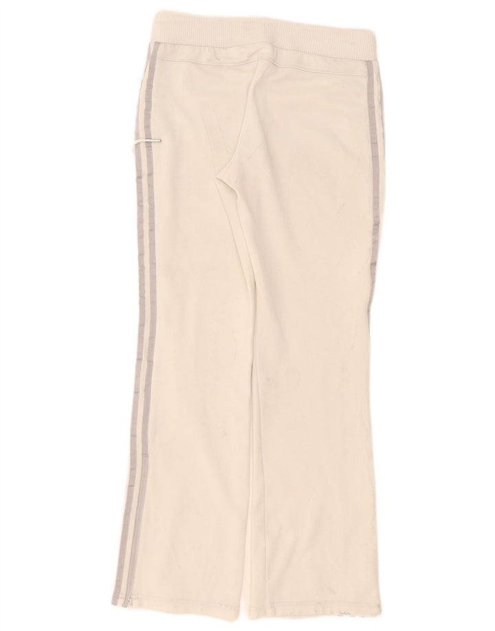Adidas Womens Tracksuit Trousers EU 36 Small White Polyester
