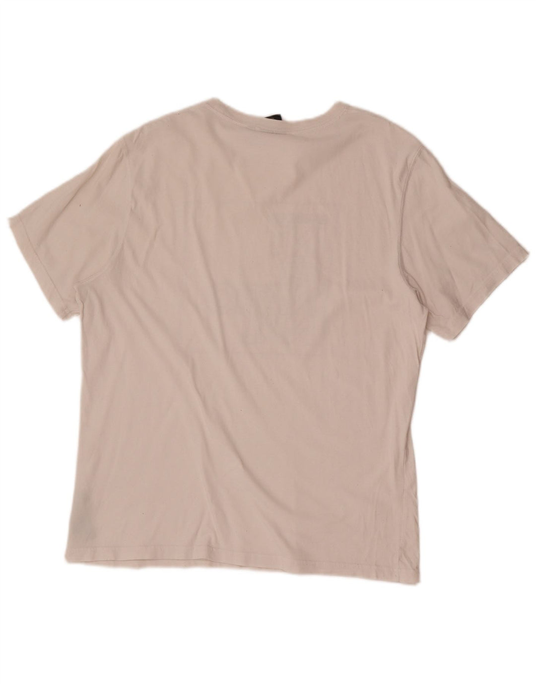Barbour Mens Tailored Fit Graphic T-Shirt Top Large White Cotton