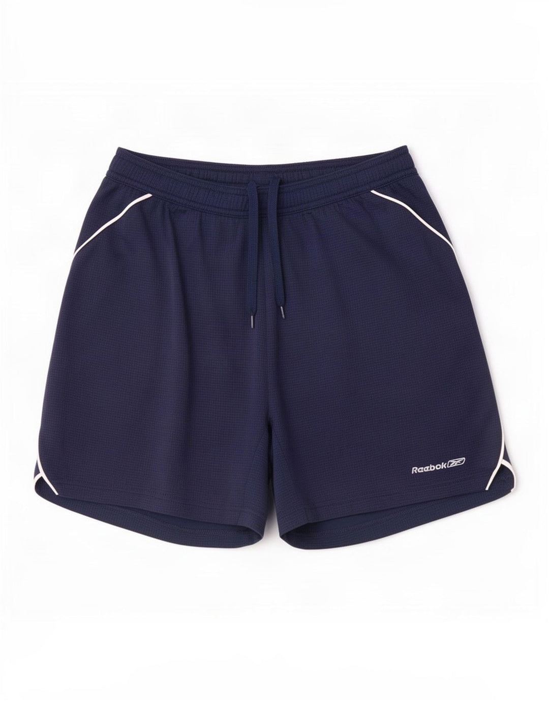 Reebok Mens Sport Shorts Small Navy Blue Polyester