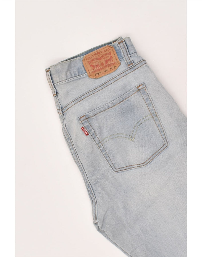 LEVI'S Girls 510 Skinny Jeans 15-16 Years W30 L30 Blue Cotton | Vintage Levi's | Thrift | Second-Hand Levi's | Used Clothing | Messina Hembry 