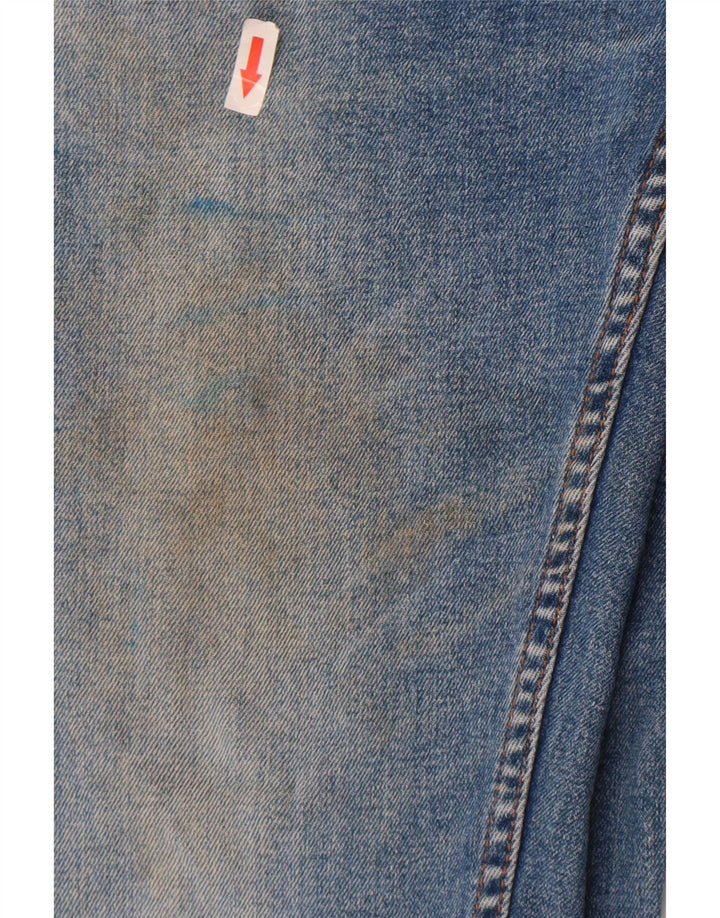 Zara Mens Slim Jeans EU 42 Large W32 L32 Blue Cotton