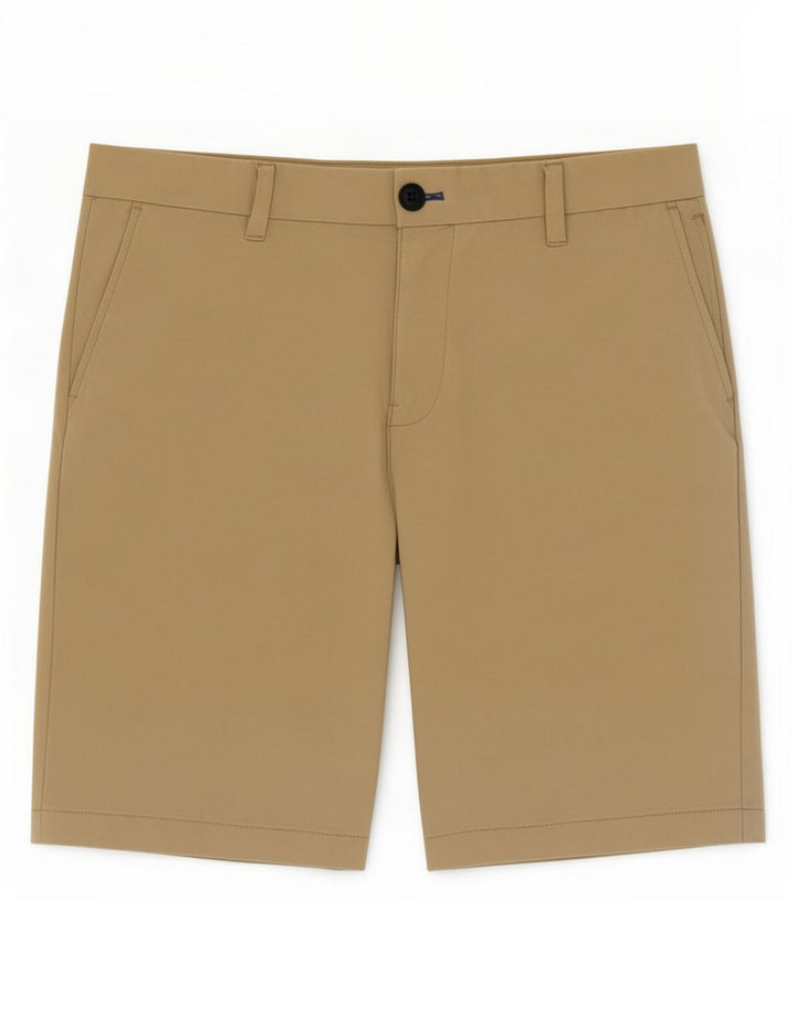 Nautica Mens Chino Shorts W34 Large Beige Polyester
