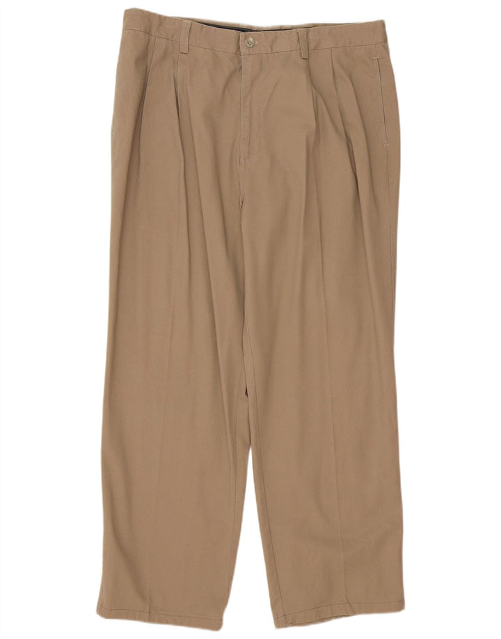 Dockers Mens Pegged Chino Trousers W38 L30 Beige Cotton