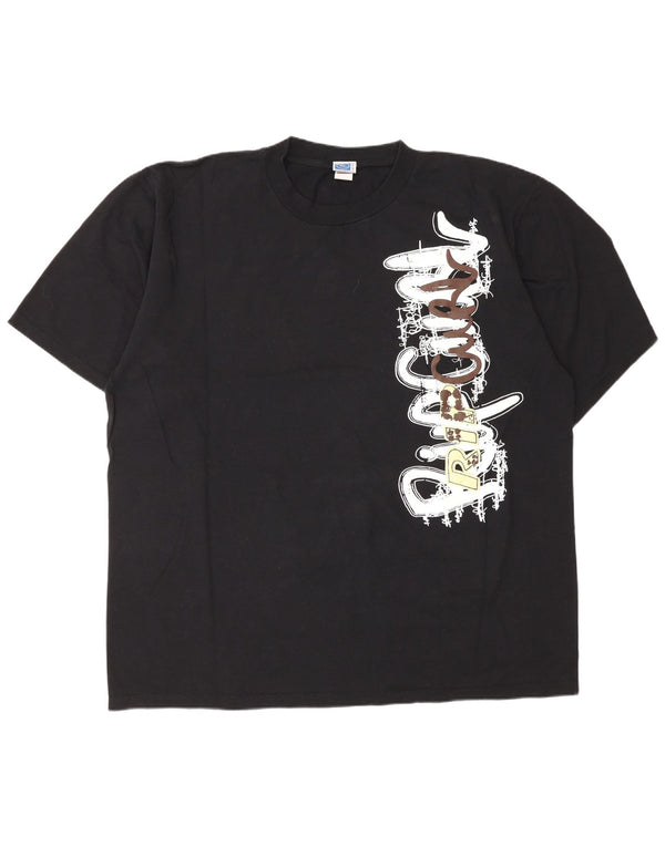 Rip Curl Mens Graphic T-Shirt Top 2XL Black Cotton