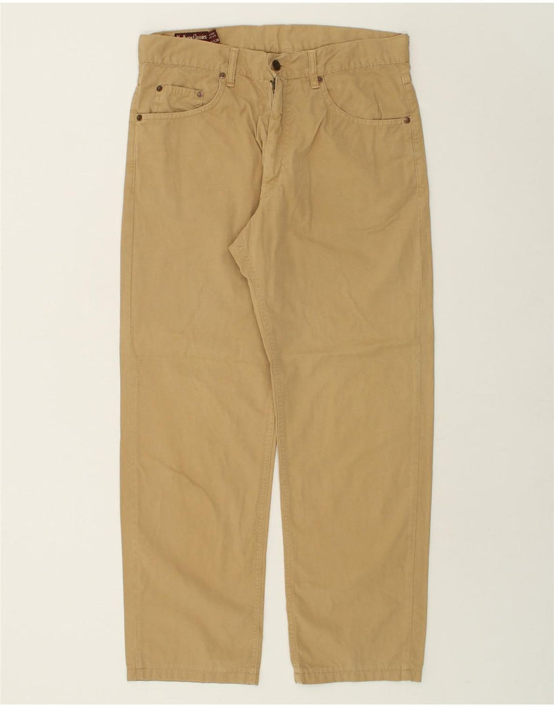 MARLBORO CLASSICS Mens Straight Casual Trousers W32 L29  Beige Cotton | Vintage Marlboro Classics | Thrift | Second-Hand Marlboro Classics | Used Clothing | Messina Hembry 