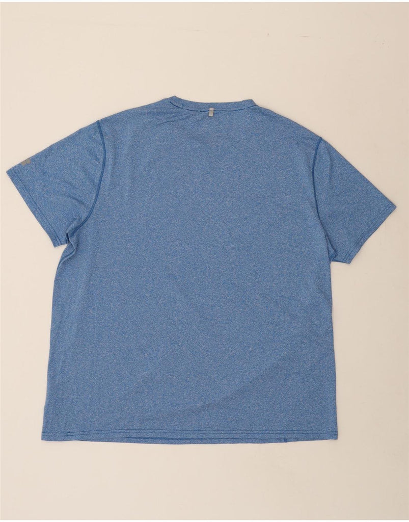 RUSSELL ATHLETIC Mens Dri-Power T-Shirt Top 2XL Blue Polyester Vintage Russell Athletic and Second-Hand Russell Athletic from Messina Hembry 
