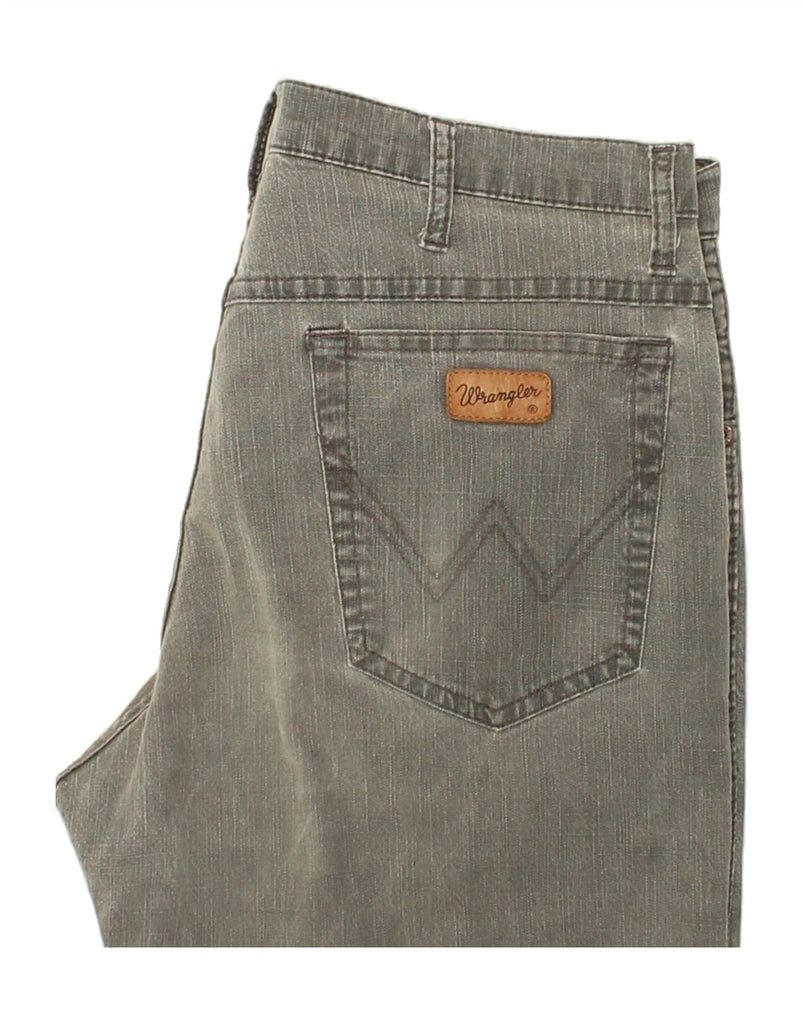 WRANGLER Mens Texas Stretch Straight Jeans W33 L30 Grey Cotton | Vintage Wrangler | Thrift | Second-Hand Wrangler | Used Clothing | Messina Hembry 
