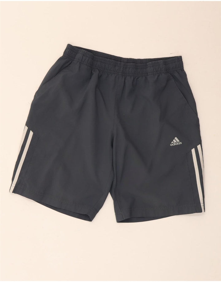 Adidas Mens Sport Shorts Small Grey Colourblock Polyester