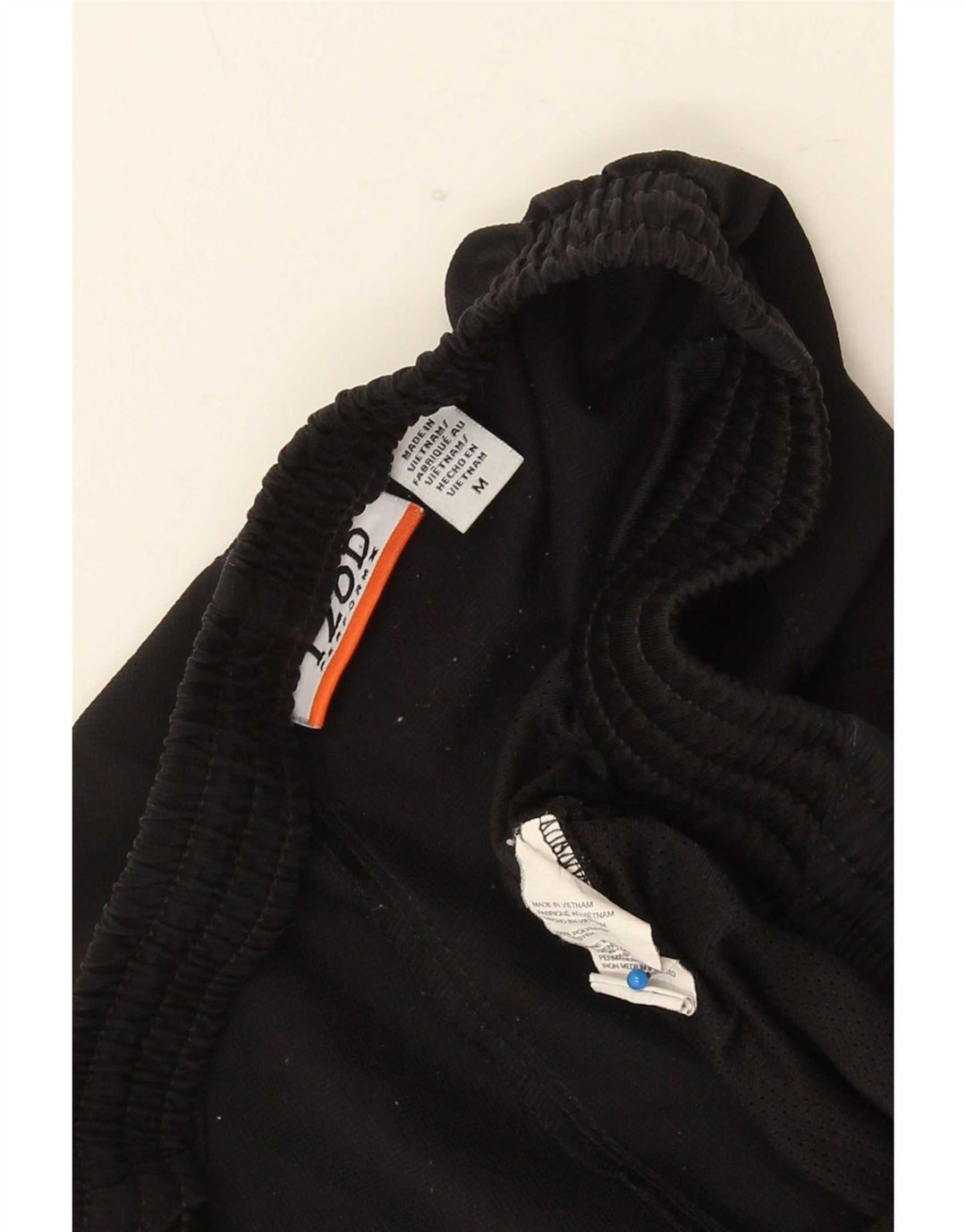 Izod Mens Sport Shorts Medium Black Polyester