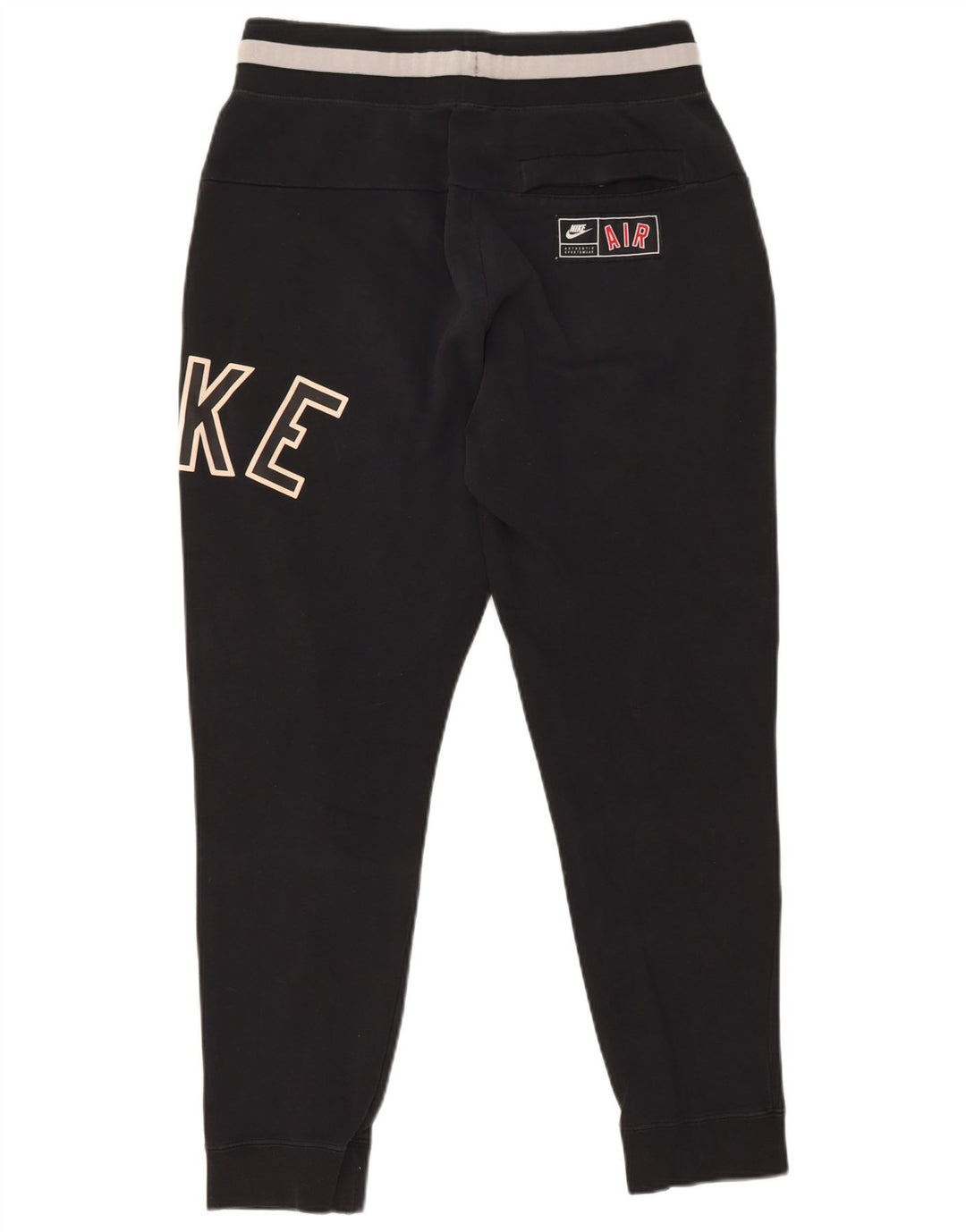 Nike Mens Graphic Tracksuit Trousers Joggers Medium  Black Cotton