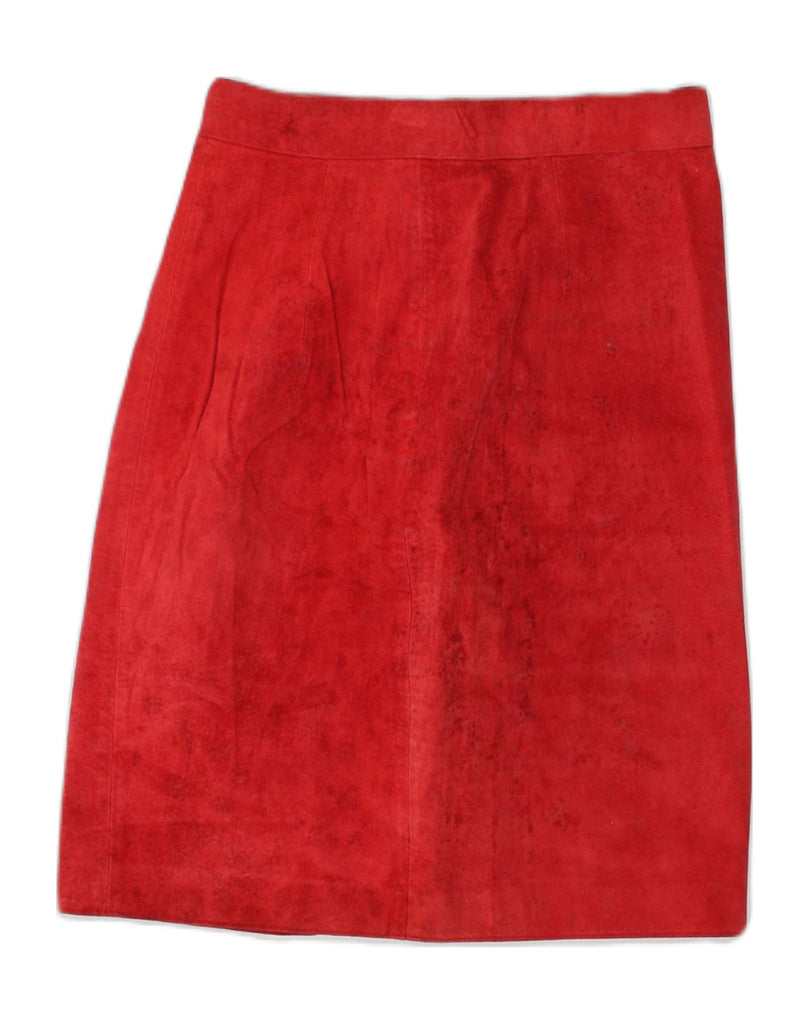 VINTAGE Womens Midi Skirt W26 Small Red | Vintage Vintage | Thrift | Second-Hand Vintage | Used Clothing | Messina Hembry 