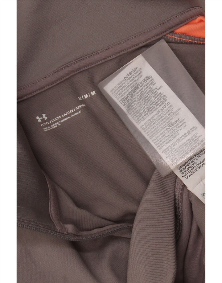 Under Armour Womens Tracksuit Top Jacket UK 14 Medium Grey Colourblock