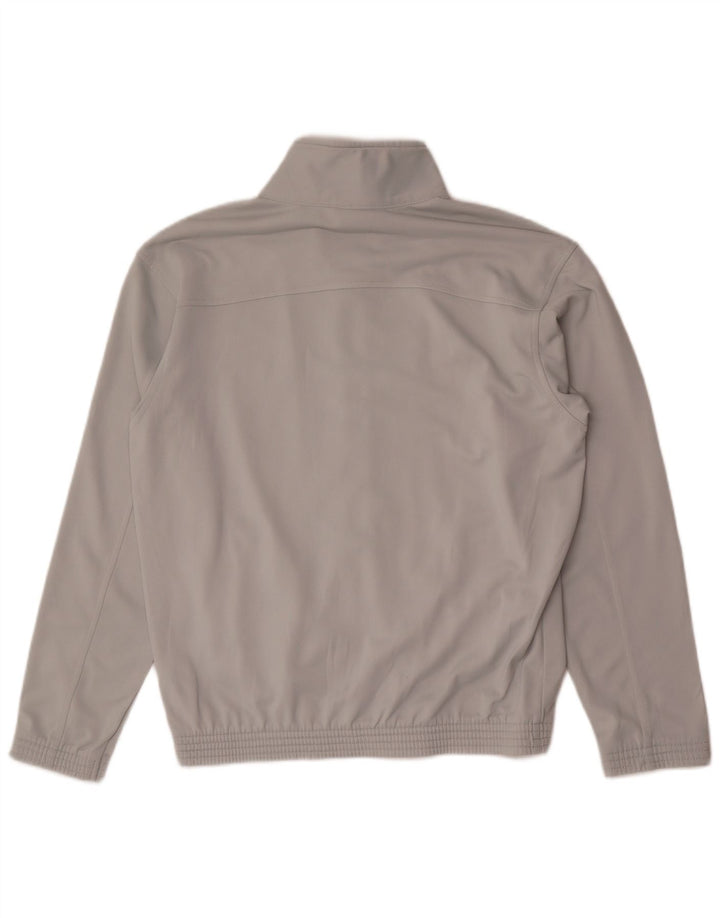 Champion Mens Tracksuit Top Jacket Small Grey Polyester