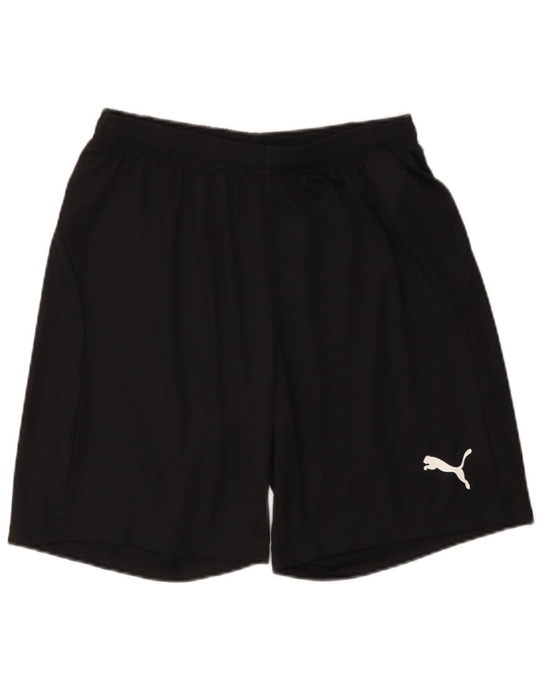 PUMA Mens Sport Shorts Medium  Black Polyester