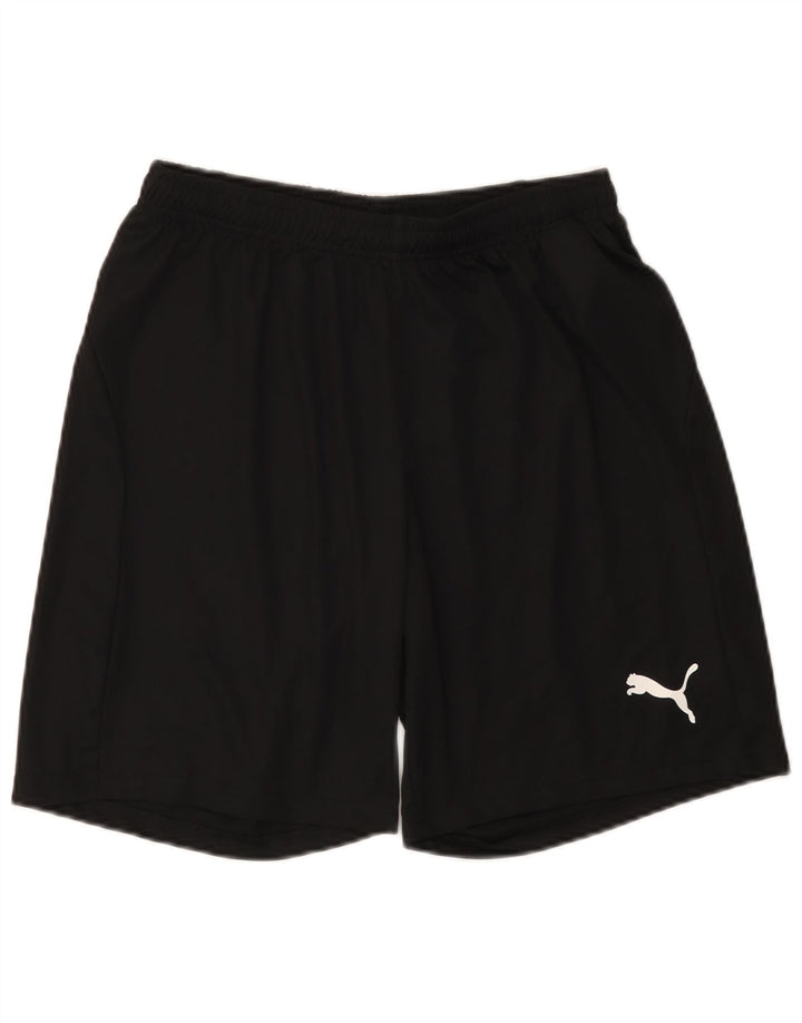 PUMA Mens Sport Shorts Medium  Black Polyester