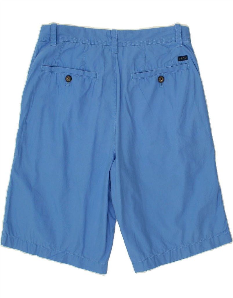 IZOD Mens Chino Shorts W30 Medium Blue Cotton | Vintage Izod | Thrift | Second-Hand Izod | Used Clothing | Messina Hembry 