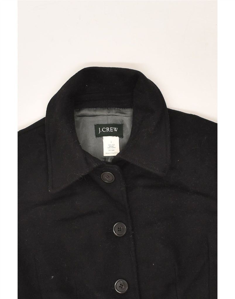 J. CREW Womens Chesterfield Coat US 2 XS Black Wool | Vintage J. Crew | Thrift | Second-Hand J. Crew | Used Clothing | Messina Hembry 