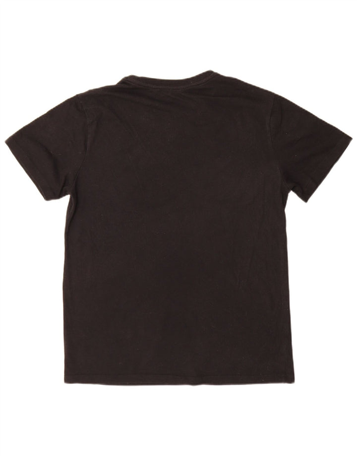 Fila Mens Graphic T-Shirt Top Medium Black Polyester