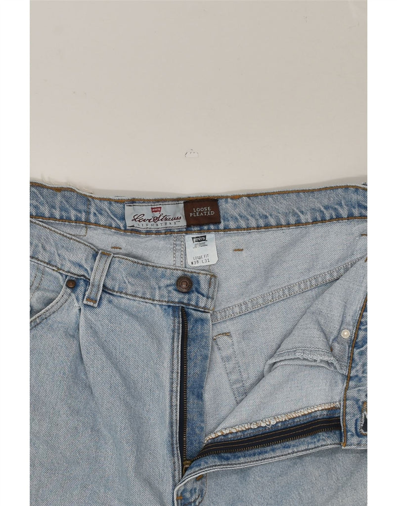 LEVI'S Mens Loose Jeans W38 L31 Blue Cotton | Vintage Levi's | Thrift | Second-Hand Levi's | Used Clothing | Messina Hembry 