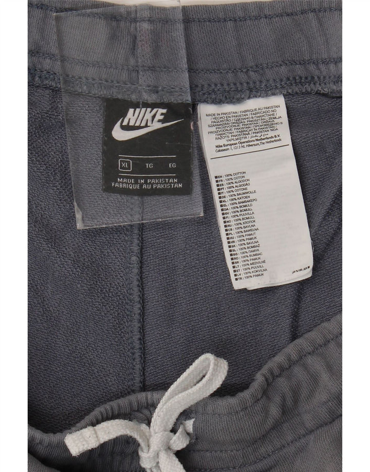 Nike Mens Graphic Sport Shorts XL Grey Cotton