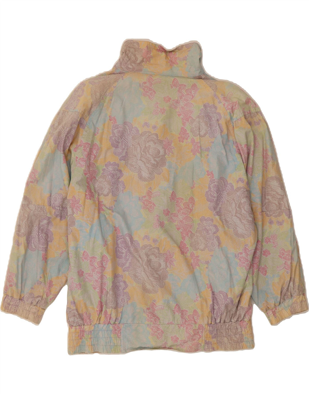 ROSSETTI Womens Windbreaker Jacket UK 18 XL Multicoloured Floral Vintage Rossetti and Second-Hand Rossetti from Messina Hembry 