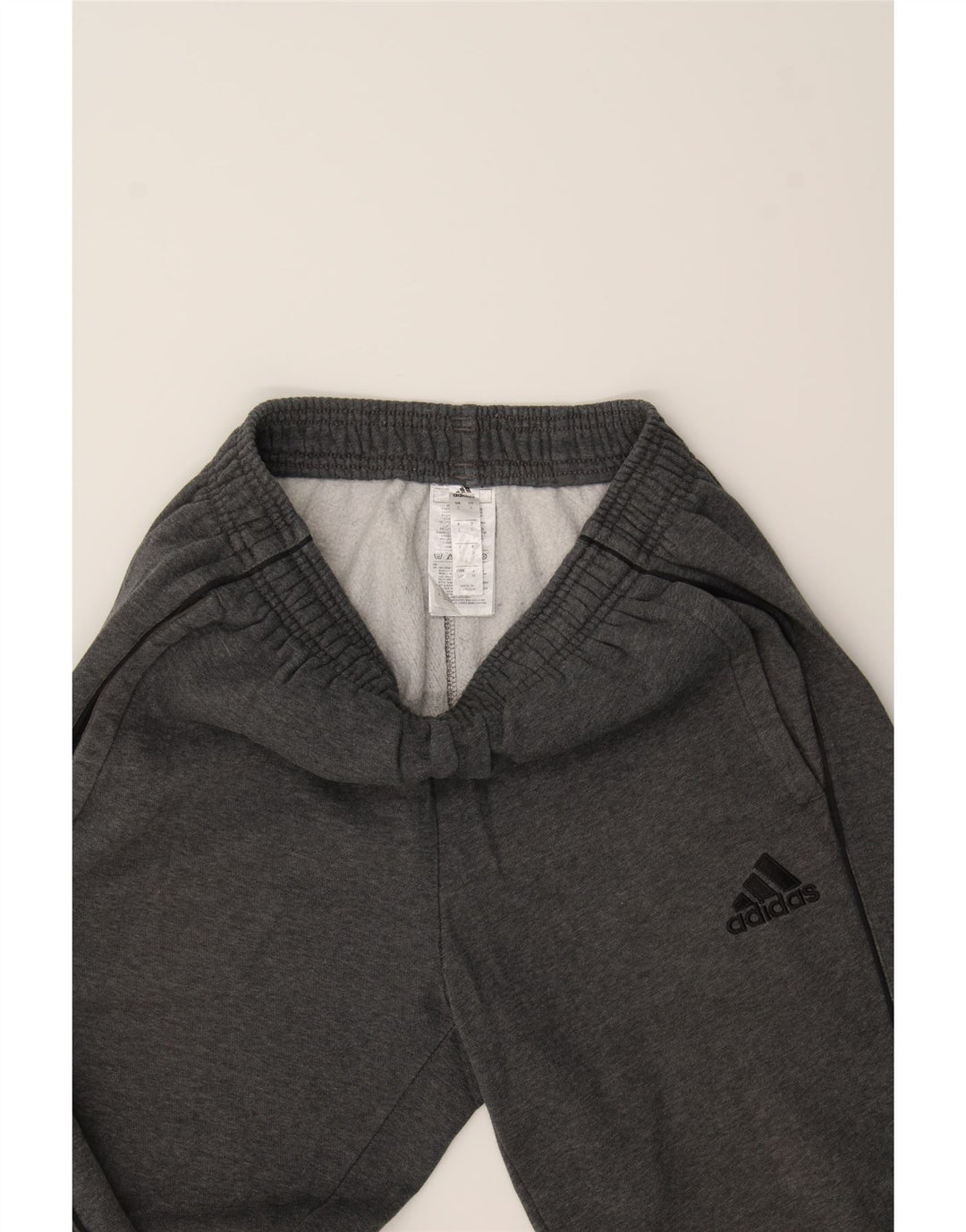 ADIDAS Mens Tracksuit Trousers Joggers Small  Grey Cotton Vintage Adidas and Second-Hand Adidas from Messina Hembry 