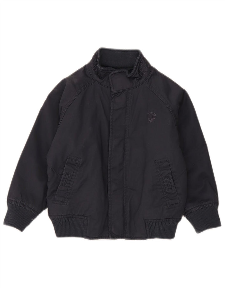 Ben Sherman Boys Graphic Bomber Jacket 3-4 Years Navy Blue Cotton