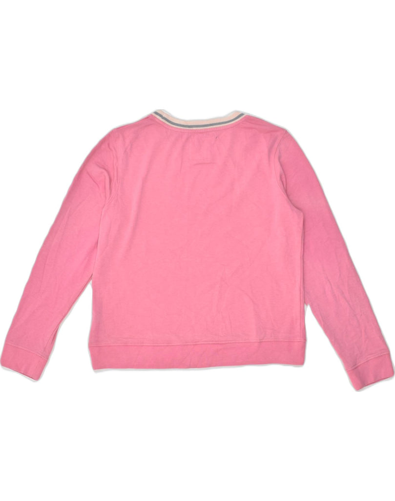 JACK WILLS Womens Sweatshirt Jumper UK 14 Large  Pink Polyester | Vintage Jack Wills | Thrift | Second-Hand Jack Wills | Used Clothing | Messina Hembry 