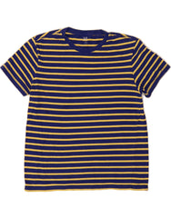 GAP Mens T-Shirt Top Medium Navy Blue Striped Cotton