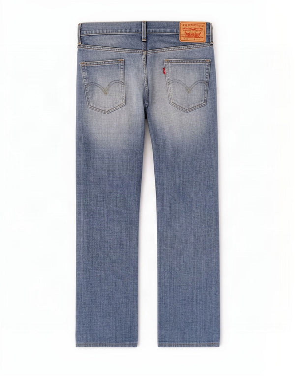 Levi's Mens 514 Slim Straight Jeans W34 L30 Blue Cotton
